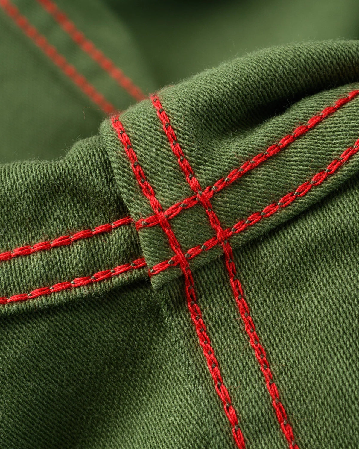 Iron Heart IHSH-451 9oz Cotton Sateen Military CPO Shirt - Olive Drab Green