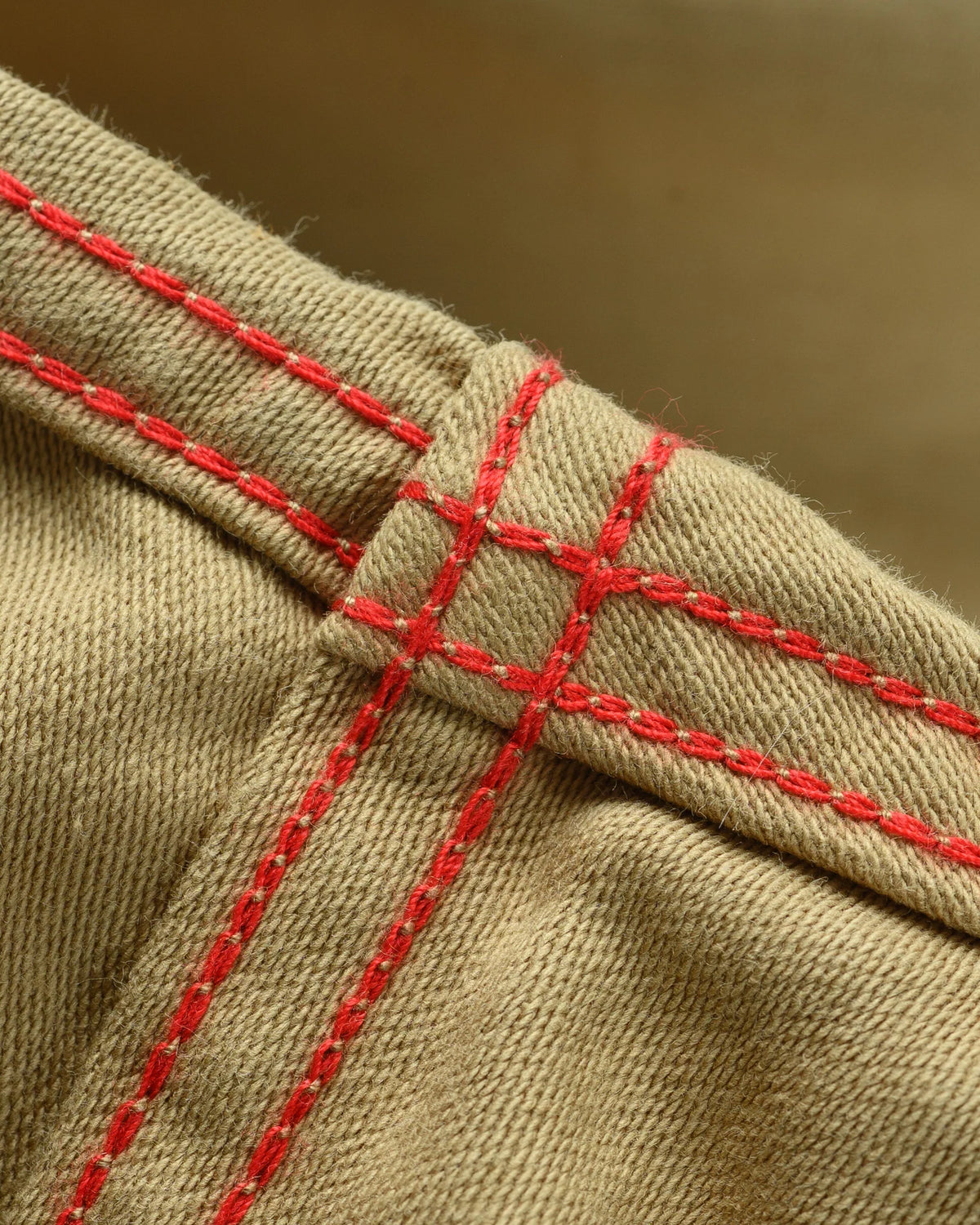 Iron Heart IHSH-451 9oz Cotton Sateen Military CPO Shirt - Khaki