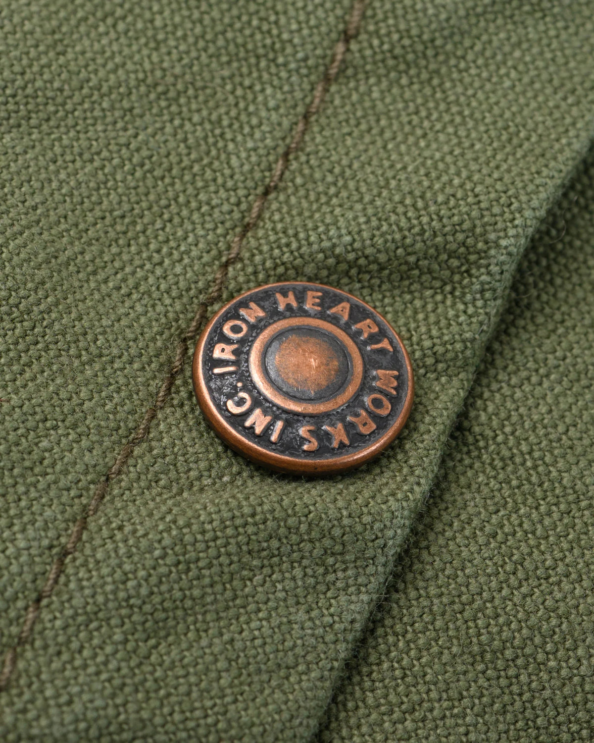 Iron Heart IHV-53 12oz Selvedge Duck Hunting Vest  Olive