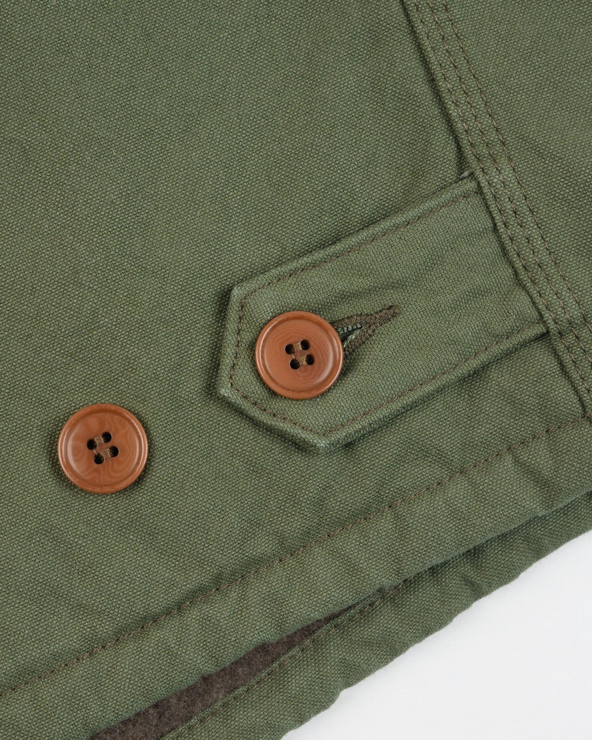 Iron Heart IHV-53 12oz Selvedge Duck Hunting Vest  Olive