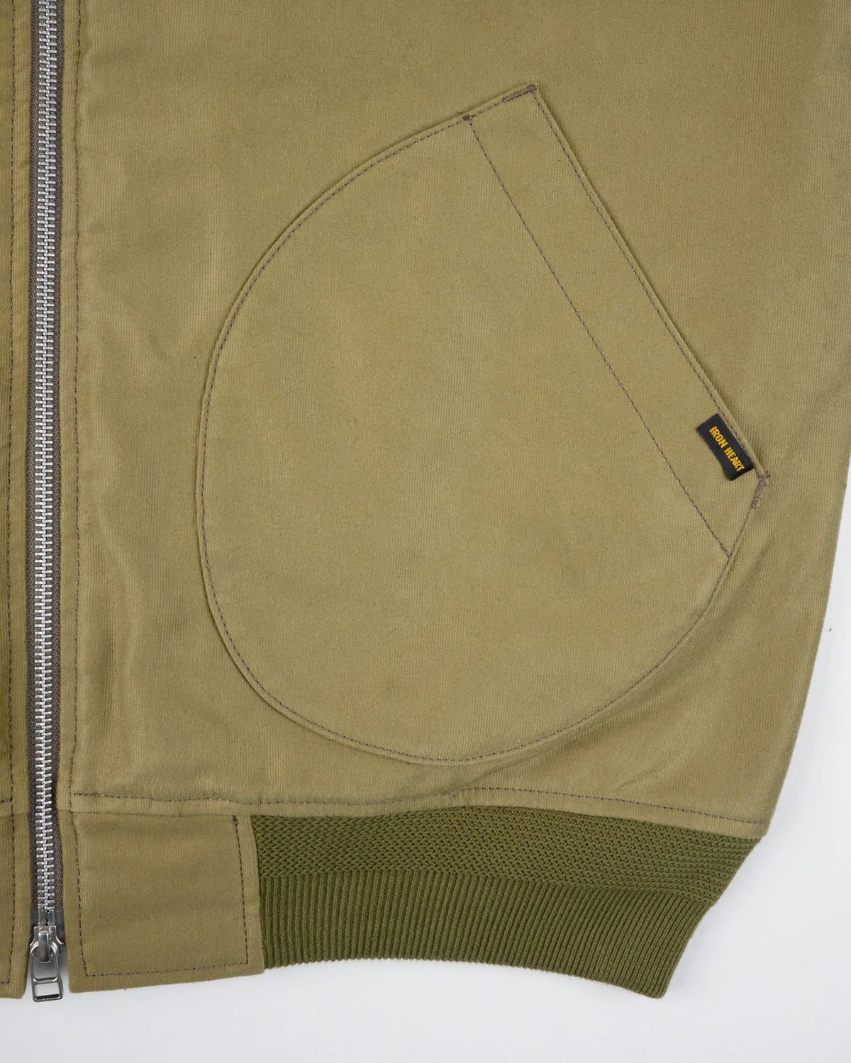 IHM-52-KHA 12oz Whipcord Tanker Jacket - Khaki