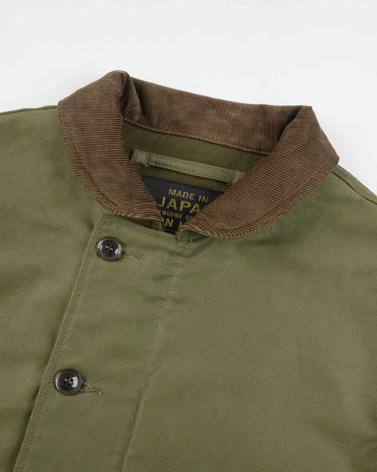 IHM-53-ODG 12oz Whipcord Lightweight N1 Deck Jacket - Olive Drab Green