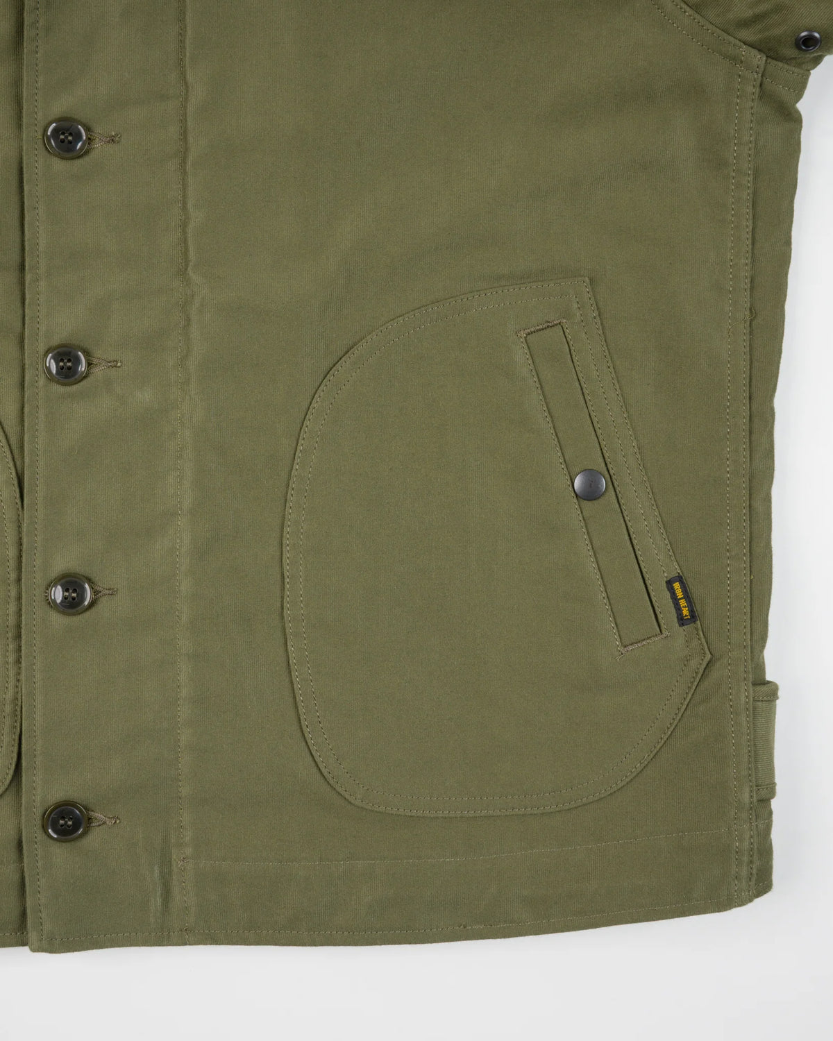IHM-53-ODG 12oz Whipcord Lightweight N1 Deck Jacket - Olive Drab Green