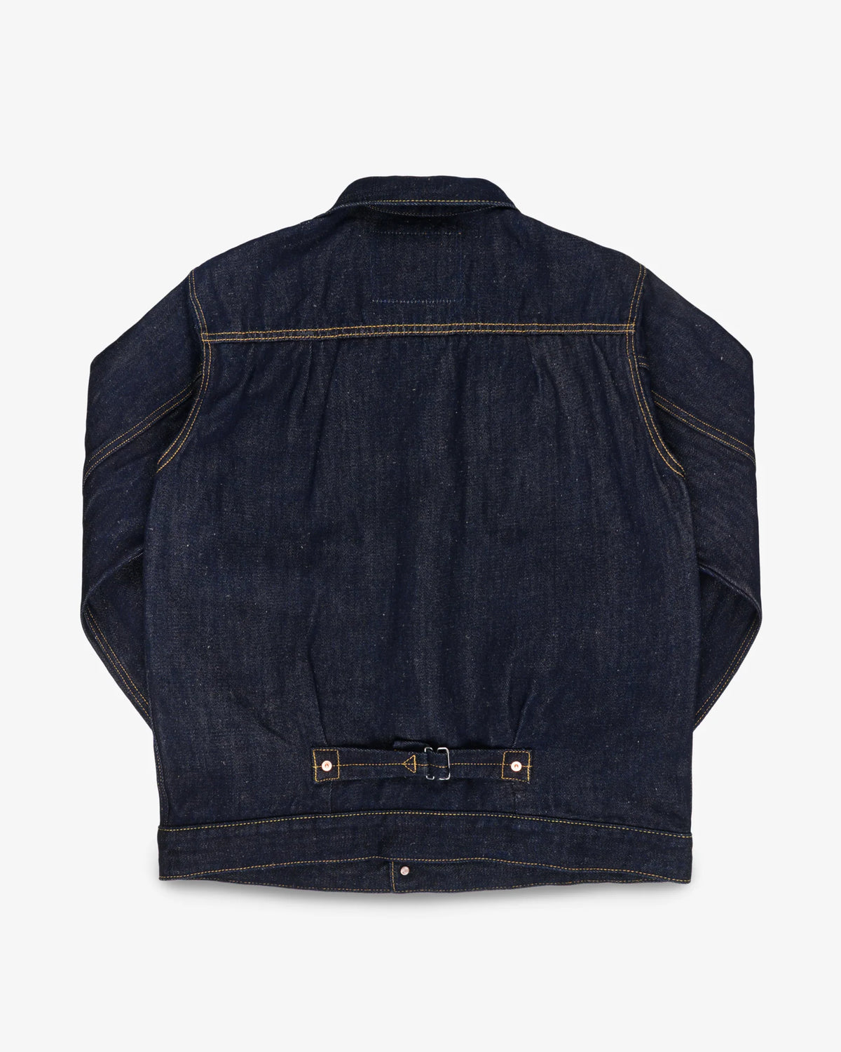 IHJ-163-IND 14oz Cotton/Linen Denim Type II Jacket - Indigo