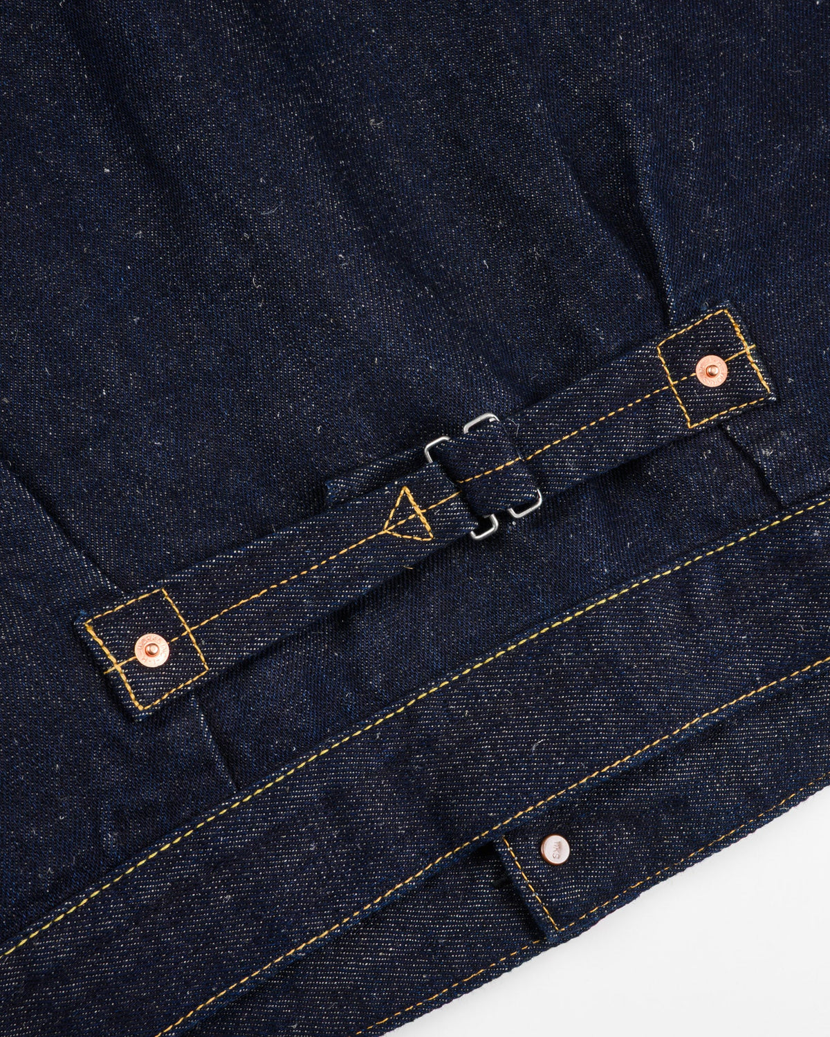 IHJ-163-IND 14oz Cotton/Linen Denim Type II Jacket - Indigo