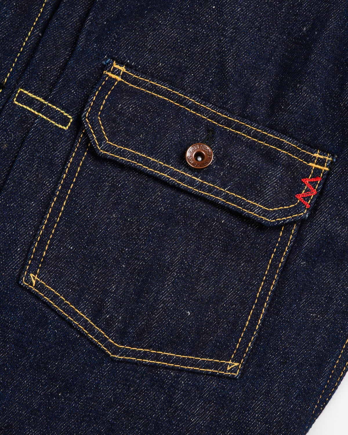 IHJ-163-IND 14oz Cotton/Linen Denim Type II Jacket - Indigo