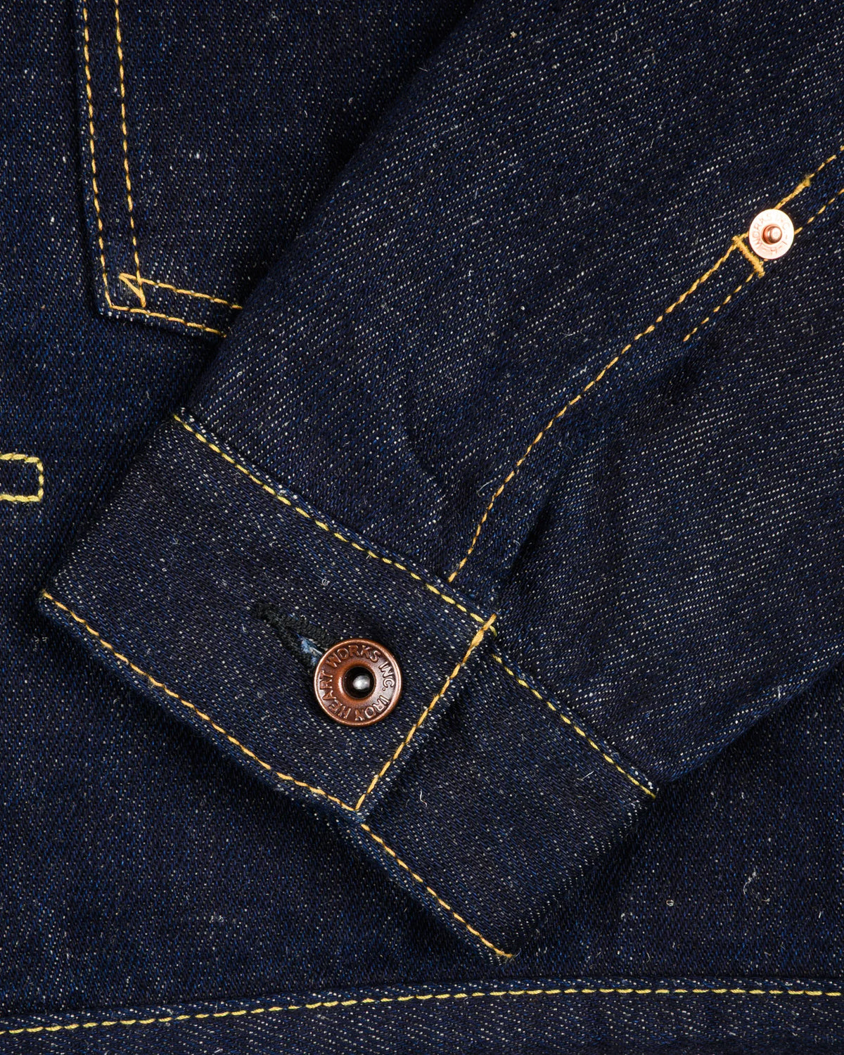 IHJ-163-IND 14oz Cotton/Linen Denim Type II Jacket - Indigo