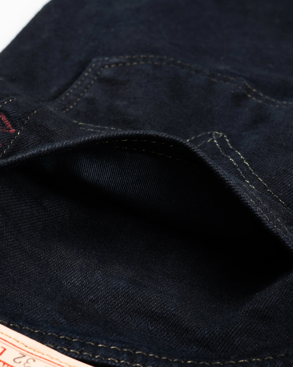 IH- 1955 S-142OD 14oz Selvedge Denim 1955- Indigo Overdyed Black