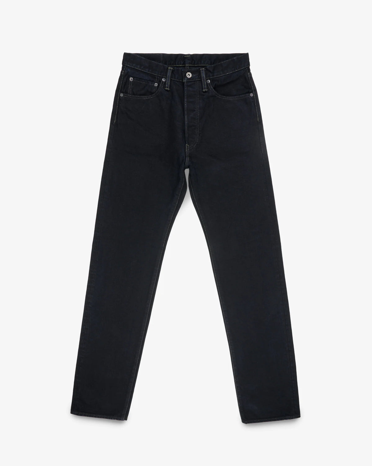 IH- 1955 S-142OD 14oz Selvedge Denim 1955- Indigo Overdyed Black