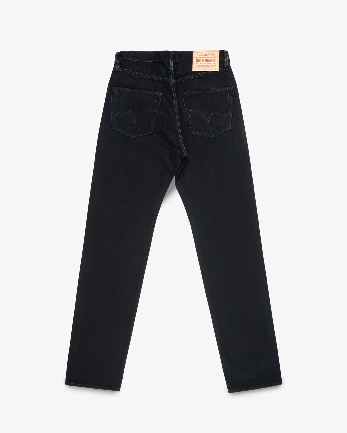 IH- 1955 S-142OD 14oz Selvedge Denim 1955- Indigo Overdyed Black