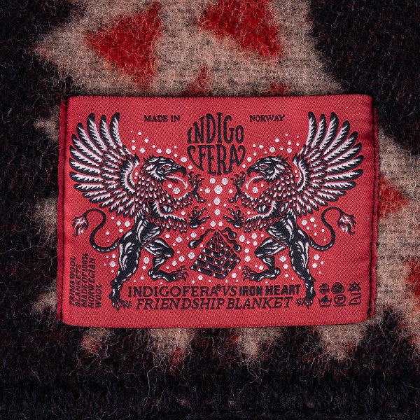 Iron Heart x Indigofera Friendship Blanket IHxIF-01