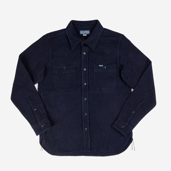 Iron Heart IHSH-288 14oz Kersey Work Shirt - Indigo