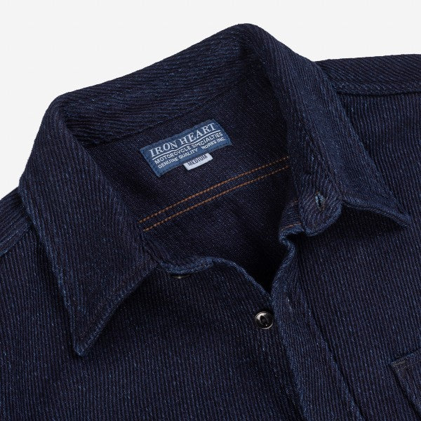 Iron Heart IHSH-288 14oz Kersey Work Shirt - Indigo