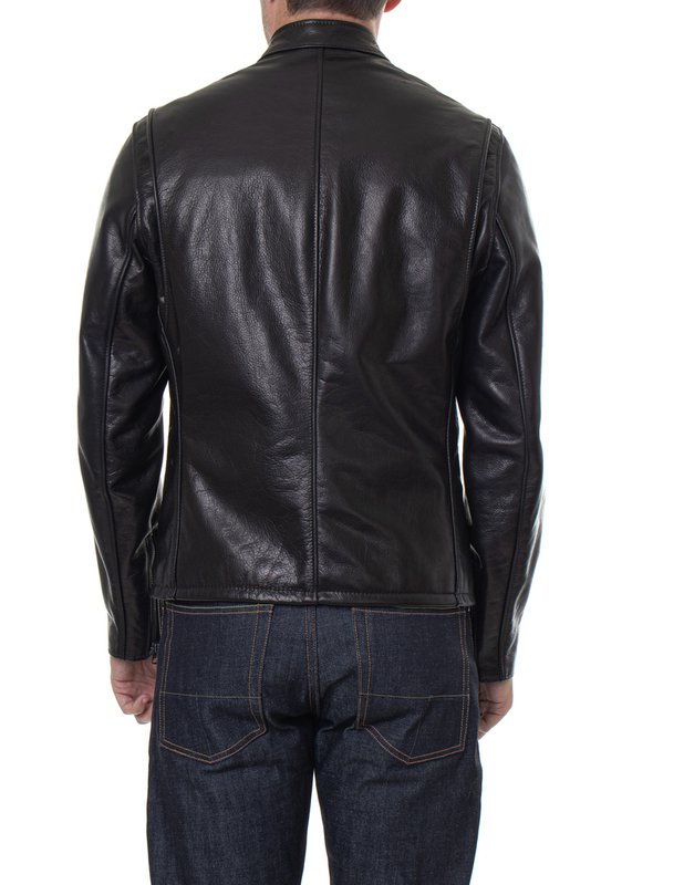 Schott NYC. 530 Black Leather Jacket