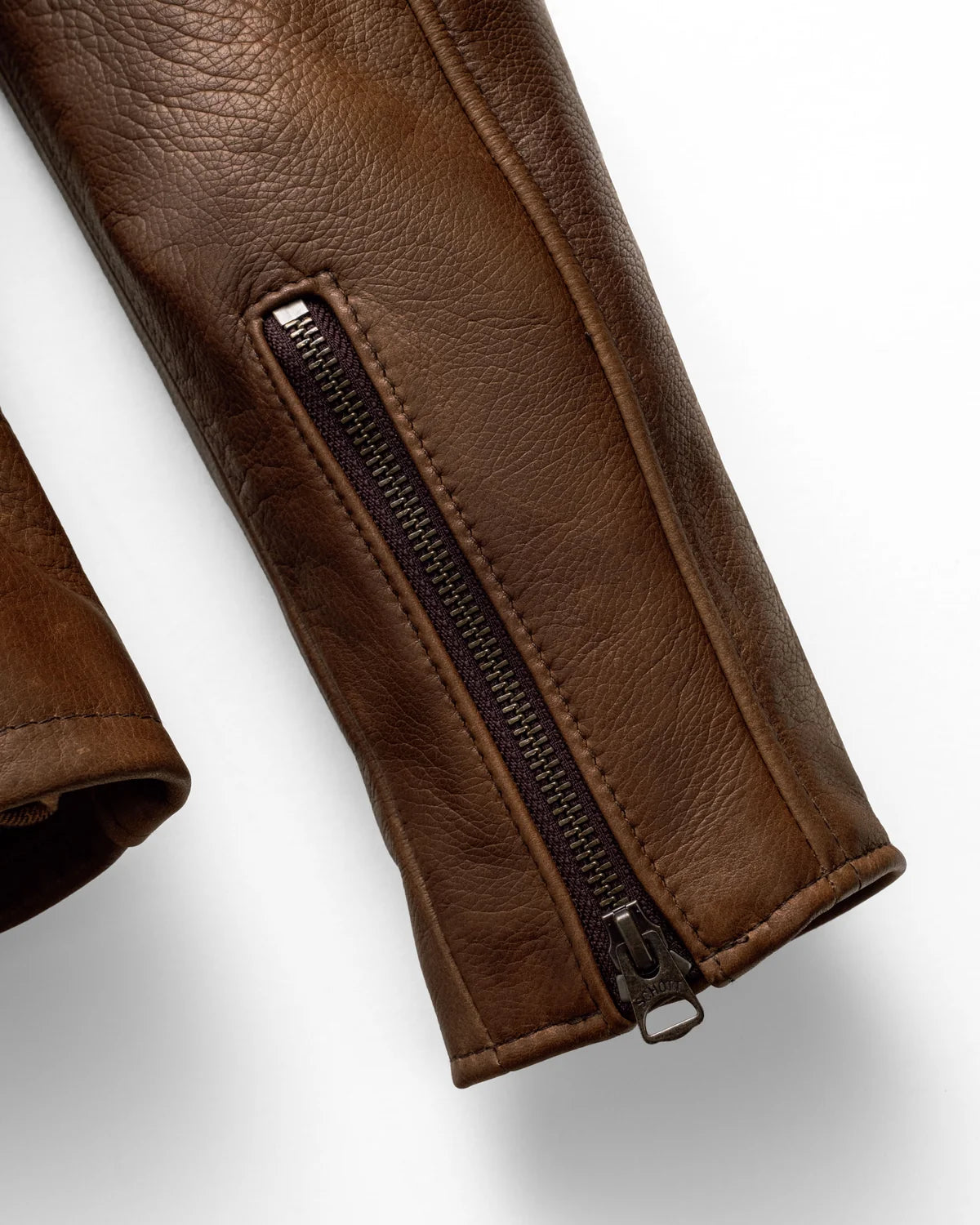 Schott NYC. 530 Brown Leather Jacket