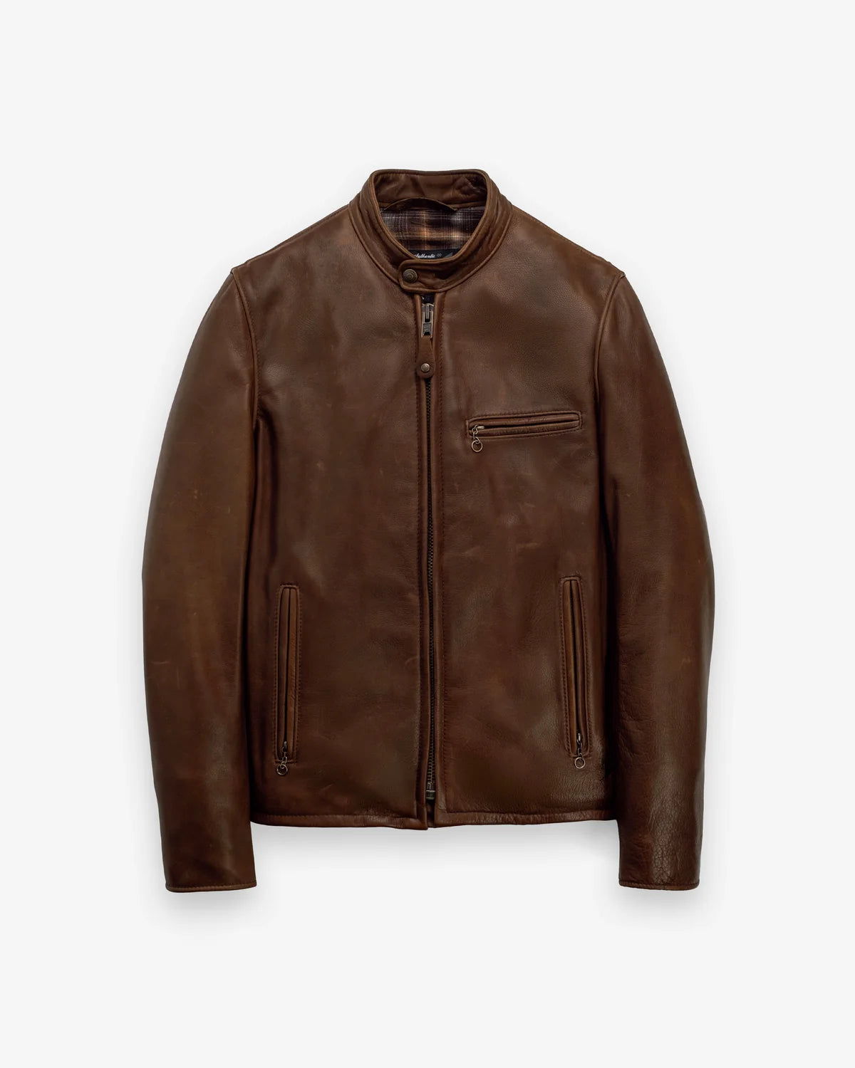 Schott NYC. 530 Brown Leather Jacket