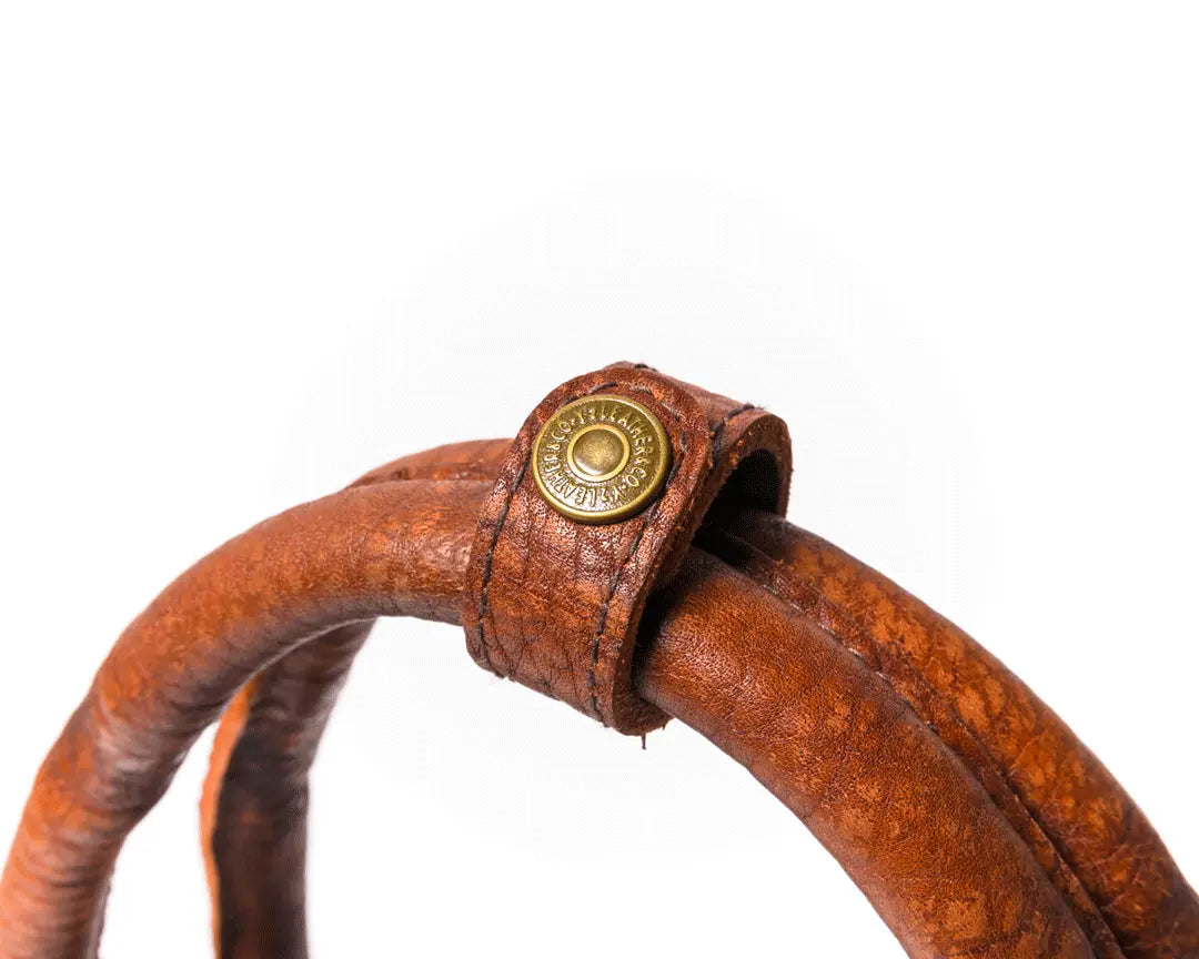 Y'2 Leather Bull Hide Tote