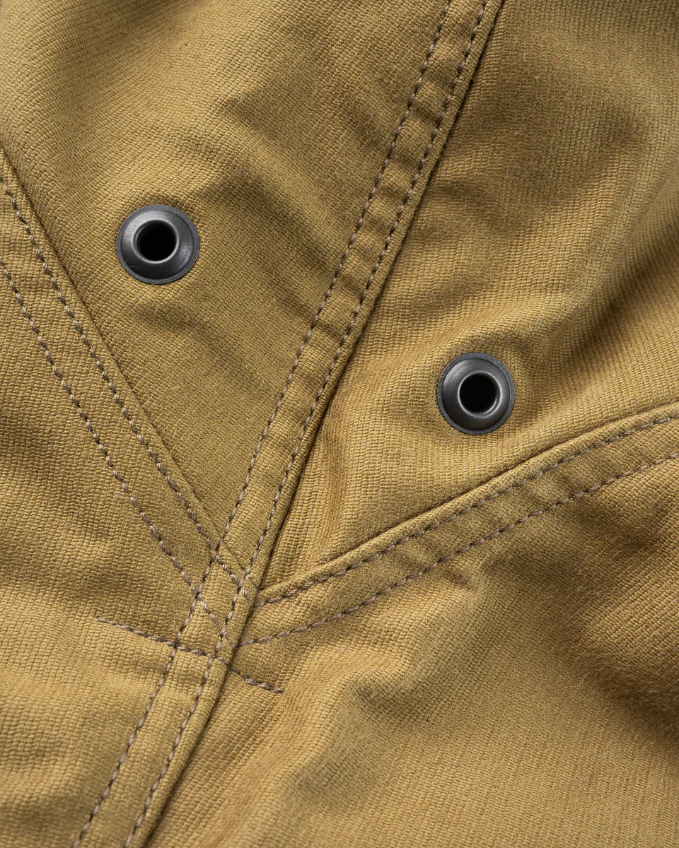 Iron Heart IHM-35 Alpaca Lined Whipcord N1 Deck Jacket - Kahki