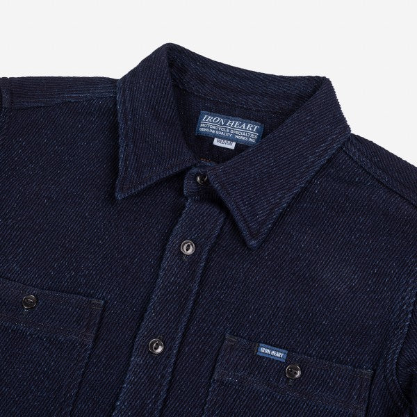 Iron Heart IHSH-288 14oz Kersey Work Shirt - Indigo