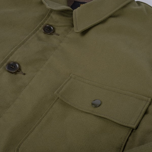 Iron Heart IHM-40 Whipcord A2 Deck Jacket - Olive Drab Green