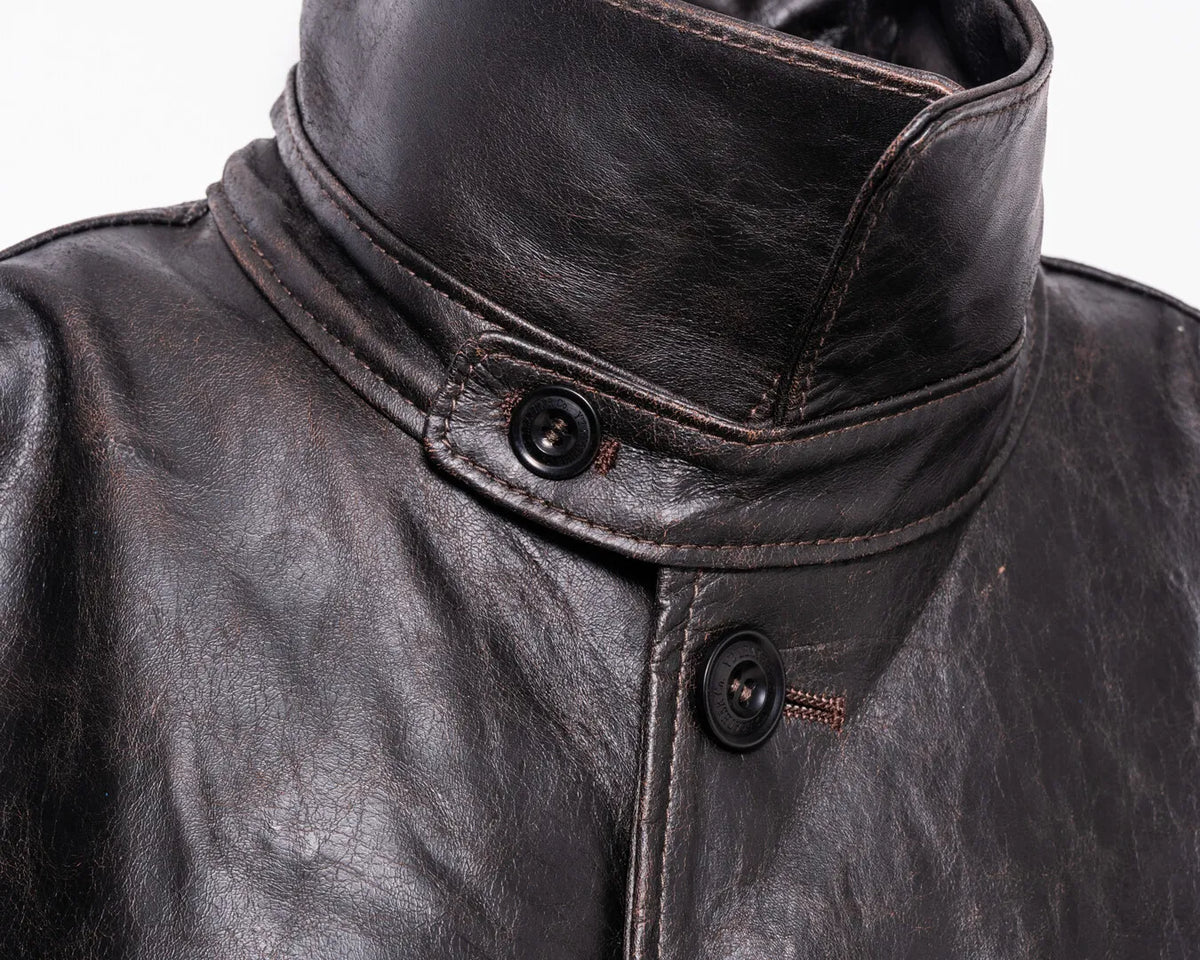 Y'2 Leather FC-77 Faded Horse Car Coat