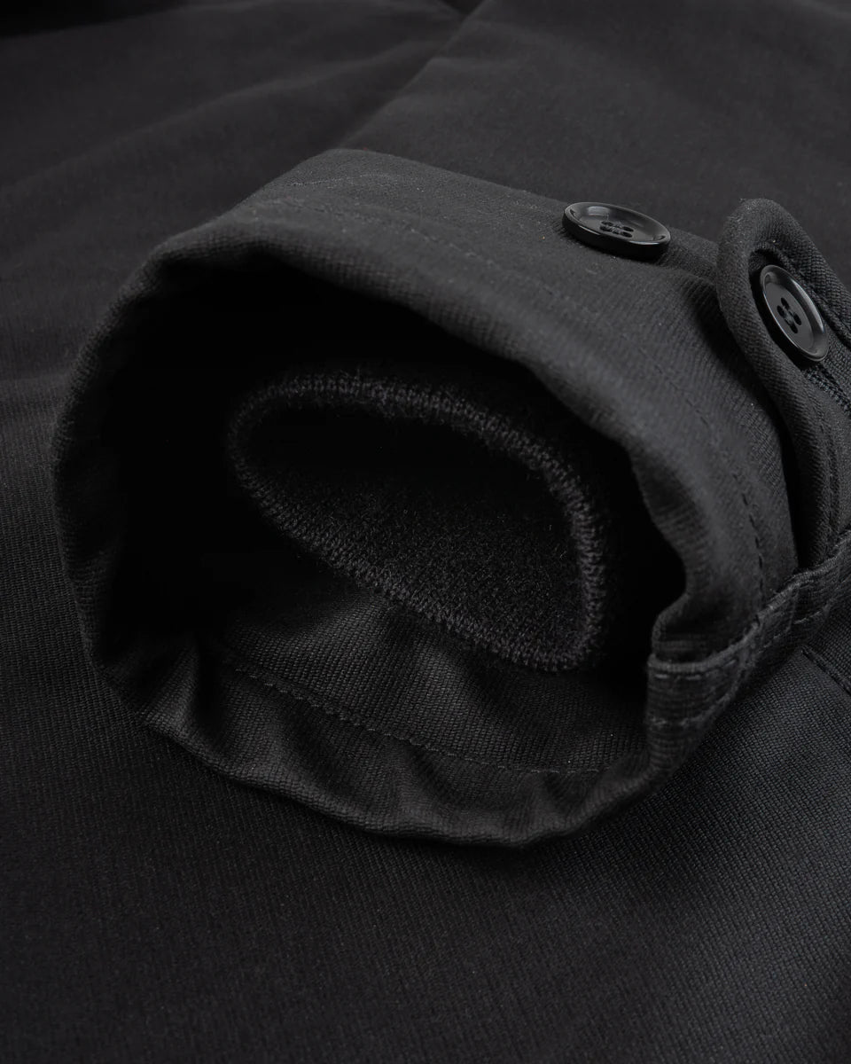 Iron Heart IHM-37 Oiled Whipcord N1 Deck Jacket - Black