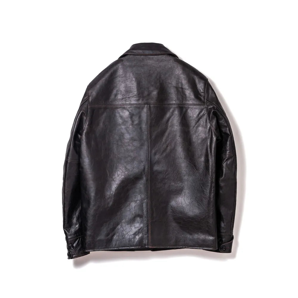 Y'2 Leather FC-77 Faded Horse Car Coat