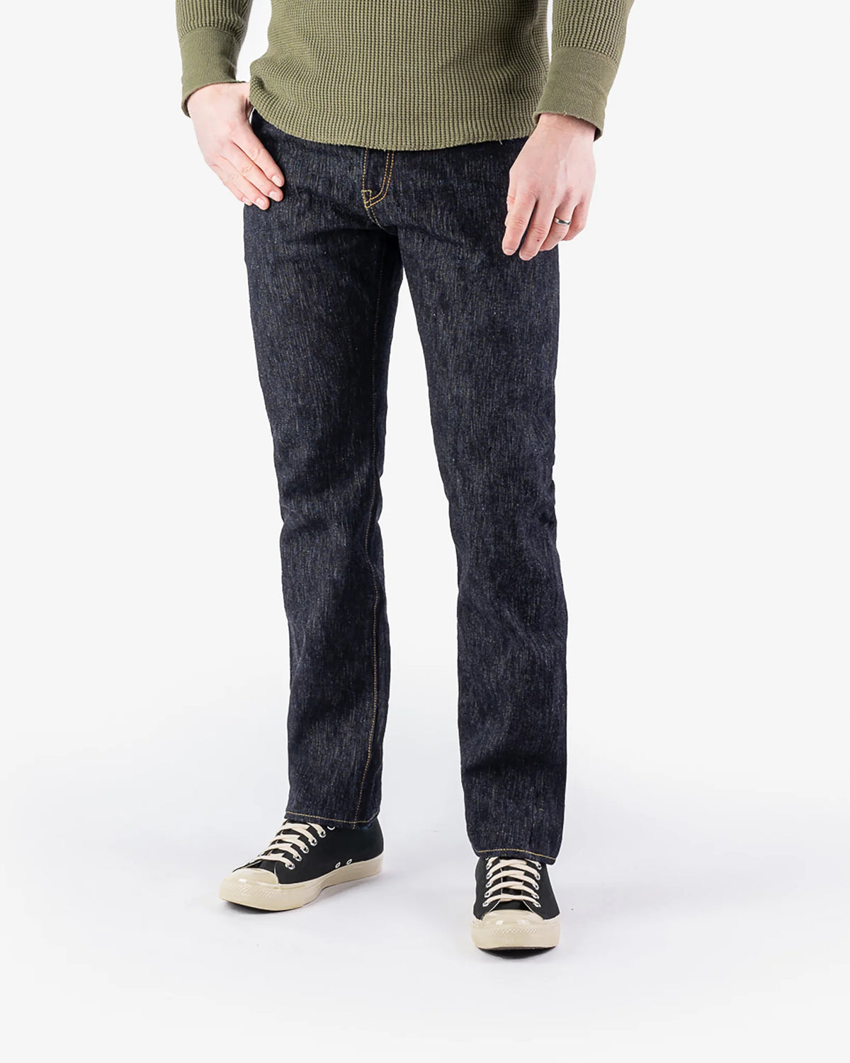Iron Heart IH-888S SLB 16oz Slubby Selvedge Denim Medium/High Rise Tapered Cut Jeans