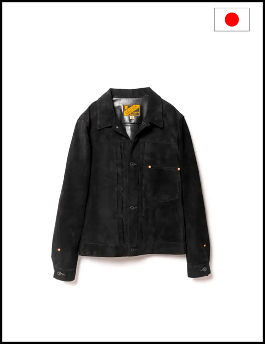 Y'2 Leather HSB 140-T Black Horse Roughout Type 1 Jacket