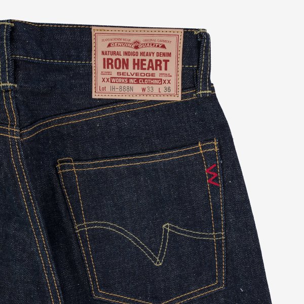 IH-888N 17oz Selvedge Denim Medium/High Rise Tapered Cut Jeans