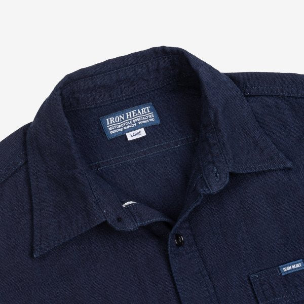 5oz Dobby Cloth Western Shirt - Indigo – Iron Shop Provisions