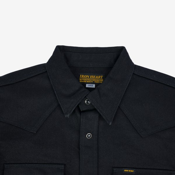 Iron Heart IHSH-361 16oz Non-Selvedge Denim Western Shirt