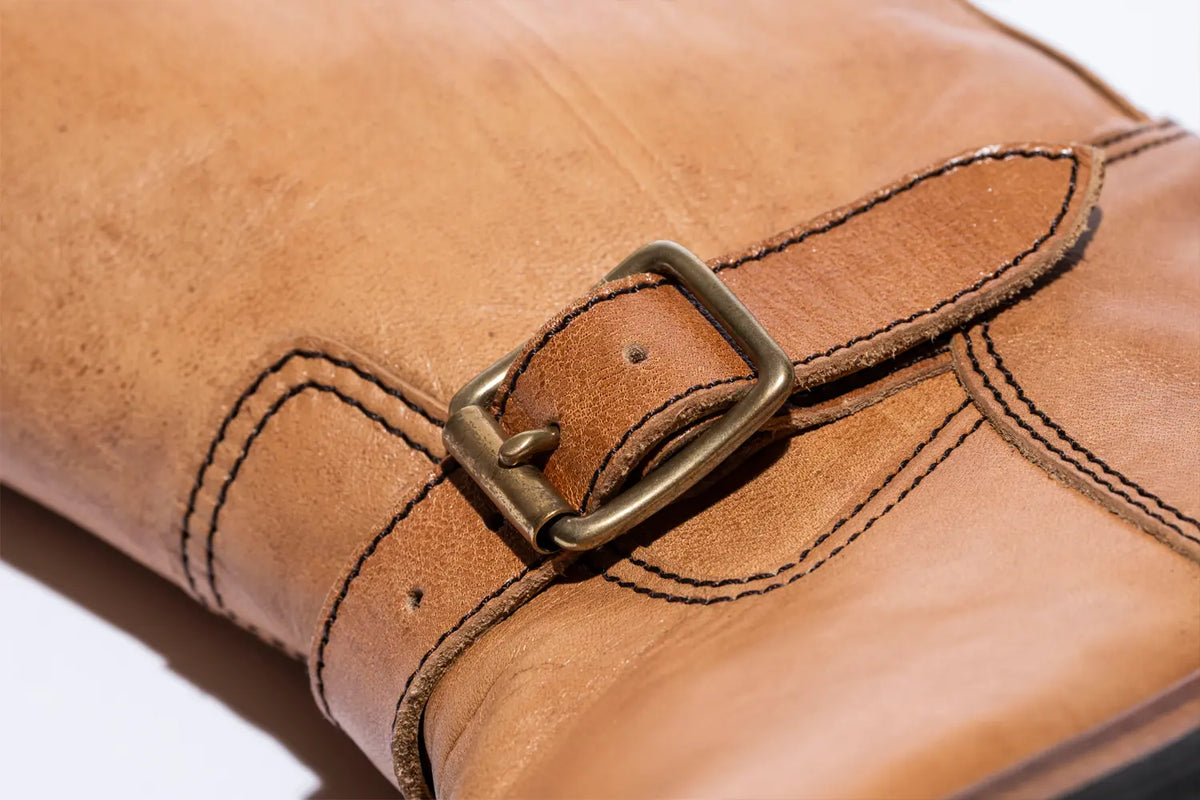 Y'2 Leather Kakishibu Engineer boot