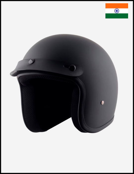 Classic Super Low Profile 3/4 Helmet Matte Black