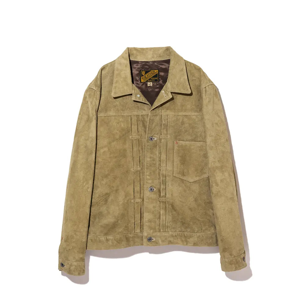 Y&#39;2 Leather HSB 140-T Khaki Horse Roughout Type 1 Jacket