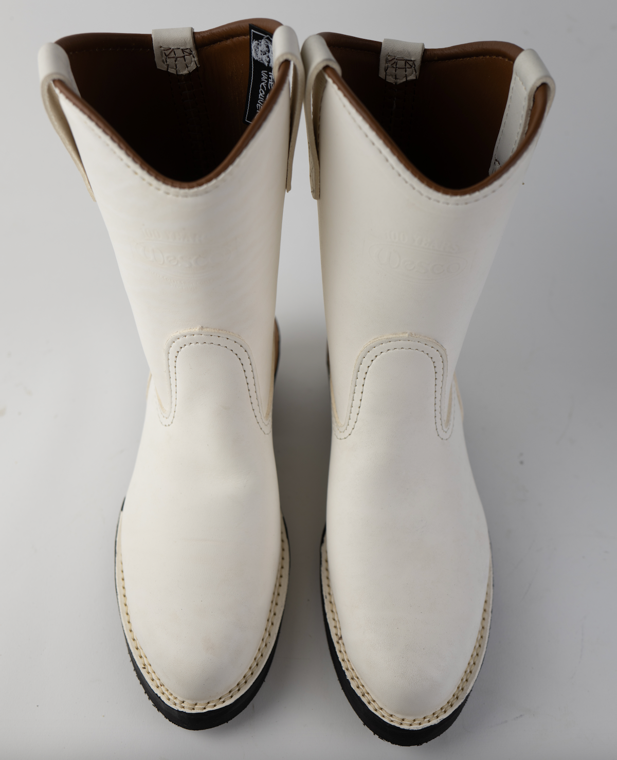 The Shop X Wesco Boots Sexxxy Morrison White Maryam Horsehide - The ...