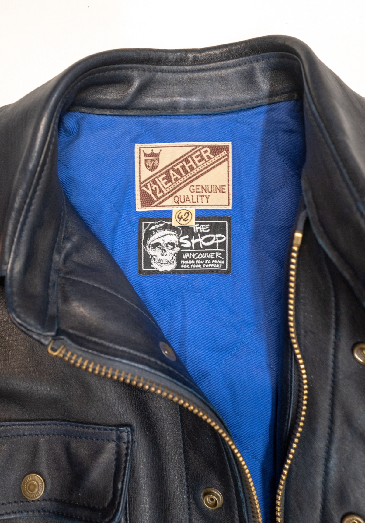 The Shop Vancouver Hand Dyed Chore Jacket- Royal Blue/ Navy PRE ORDER DEPOSIT