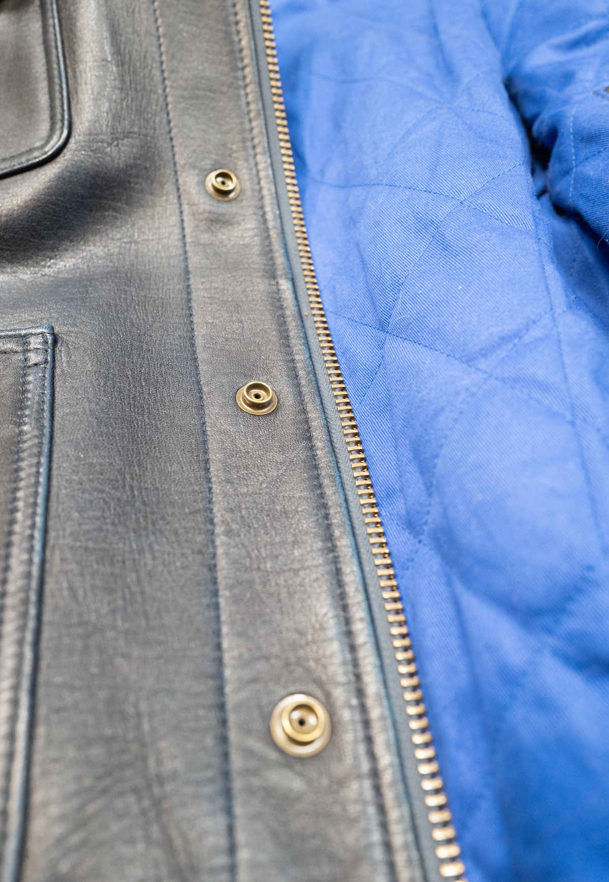 The Shop Vancouver Hand Dyed Chore Jacket- Royal Blue/ Navy PRE ORDER DEPOSIT
