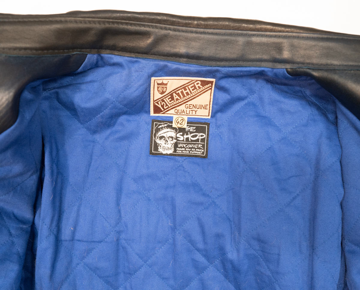 The Shop Vancouver Hand Dyed Chore Jacket- Royal Blue/ Navy PRE ORDER DEPOSIT