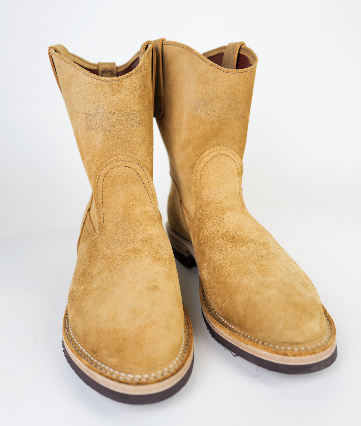 The Shop X Wesco Boots Short Morrison British tan rough out