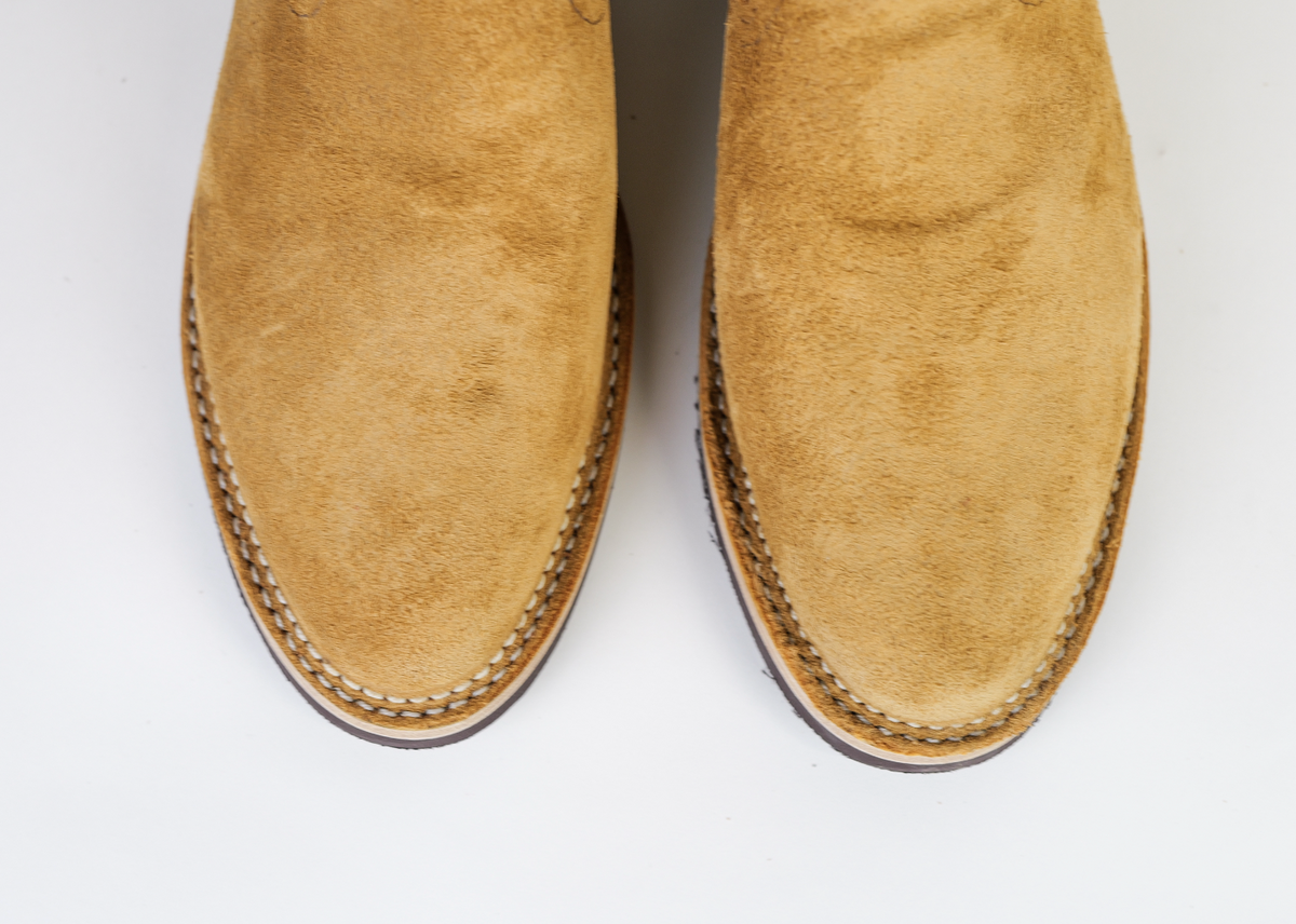 The Shop X Wesco Boots Short Morrison British tan rough out