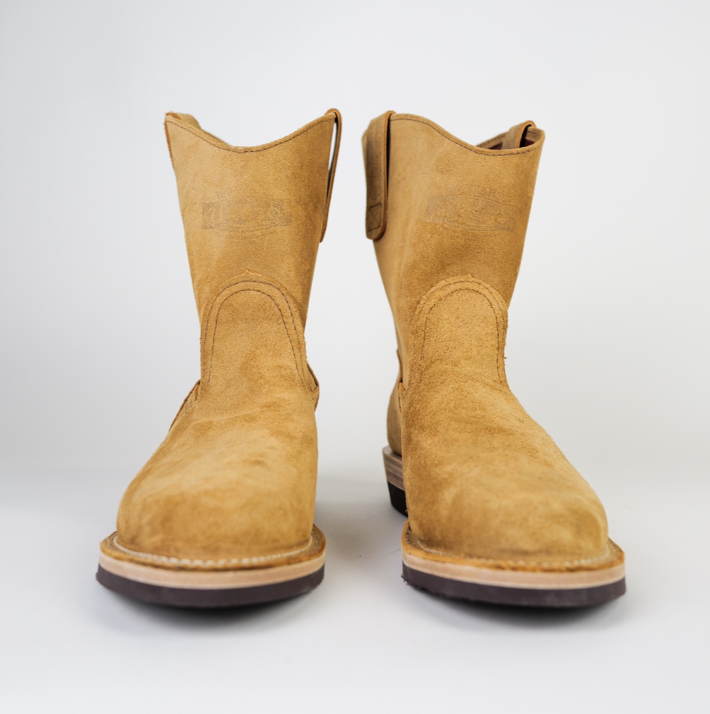 The Shop X Wesco Boots Short Morrison British tan rough out