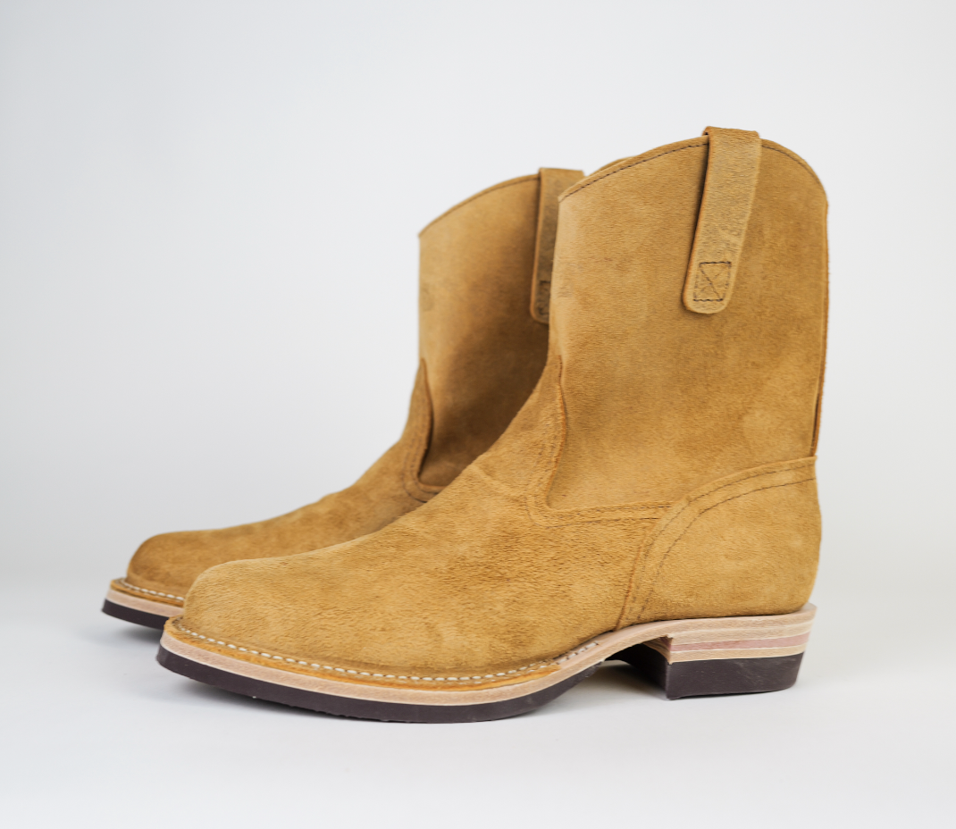 The Shop X Wesco Boots Short Morrison British tan rough out