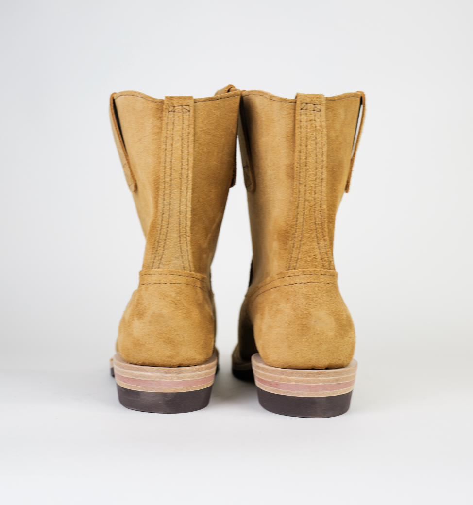The Shop X Wesco Boots Short Morrison British tan rough out