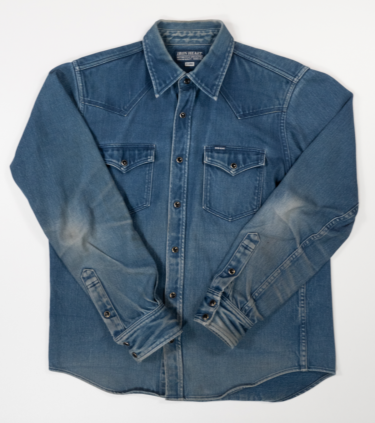 The Shop Vancouver X Iron Heart 13th Anniversary Indigo Western Shirt