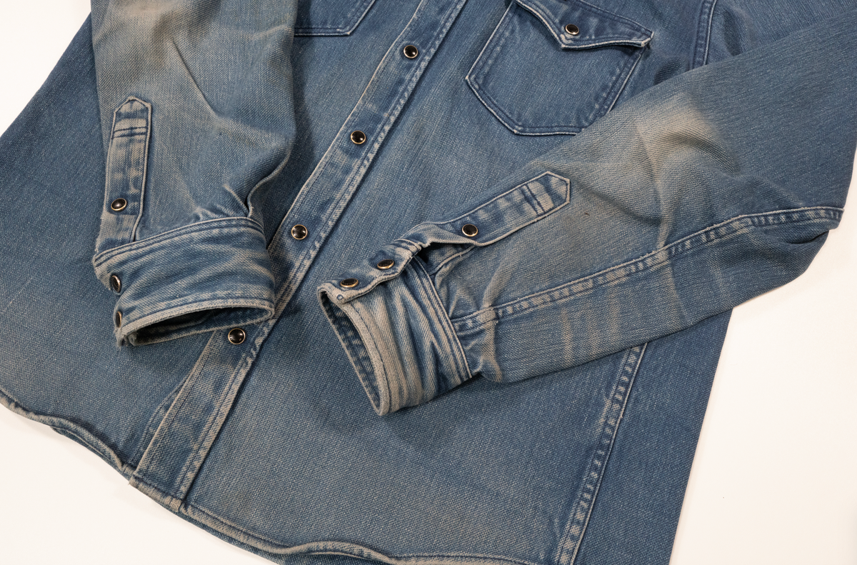 The Shop Vancouver X Iron Heart 13th Anniversary Indigo Western Shirt