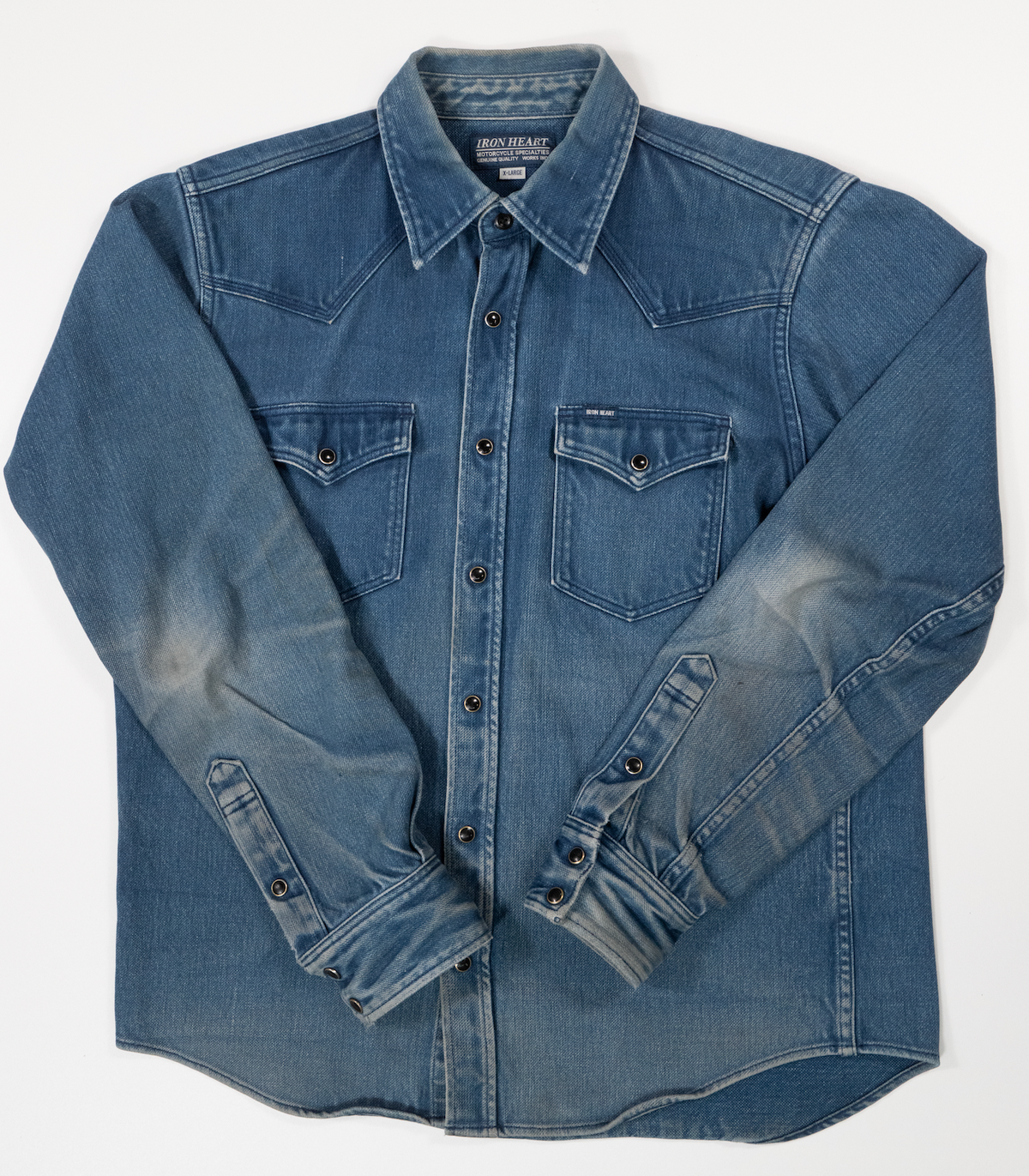 The Shop Vancouver X Iron Heart 13th Anniversary Indigo Western Shirt