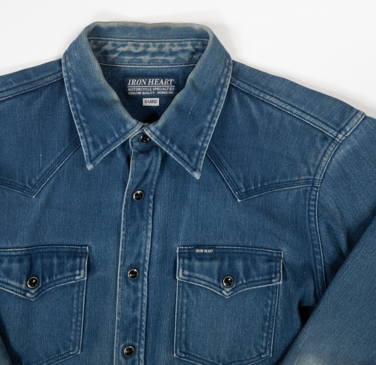 The Shop Vancouver X Iron Heart 13th Anniversary Indigo Western Shirt