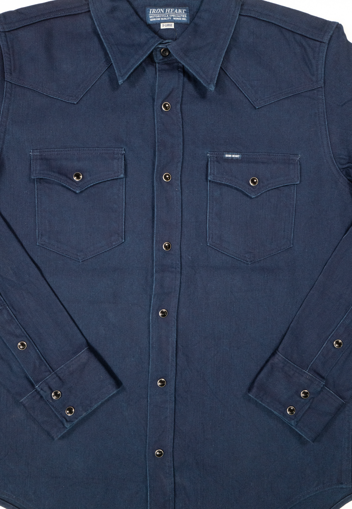 The Shop Vancouver X Iron Heart 13th Anniversary Indigo Western Shirt