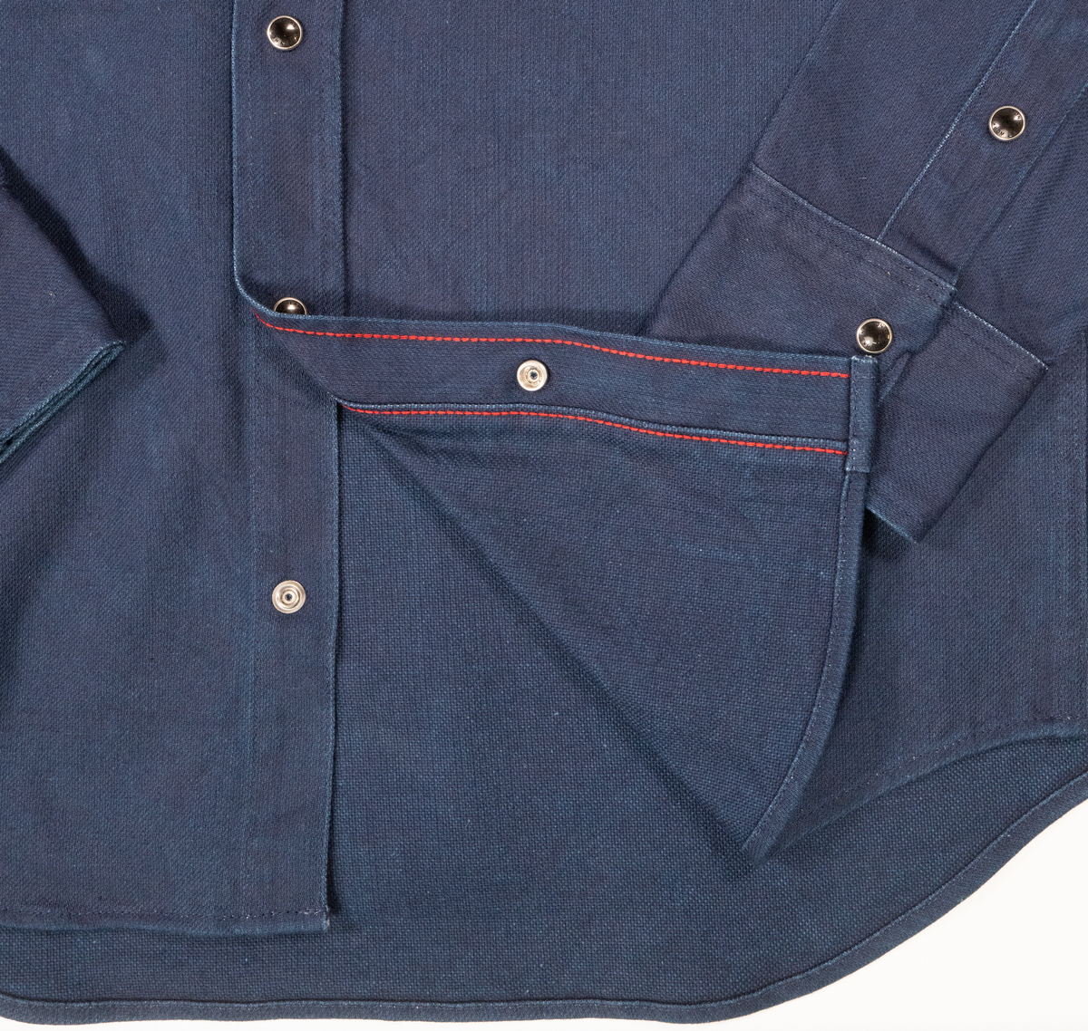 The Shop Vancouver X Iron Heart 13th Anniversary Indigo Western Shirt